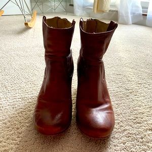Frye Carson Wedge Bootie